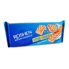 Вафли Roshen Wafers Sandw Extra Crunch Milk Vanilla, 142г