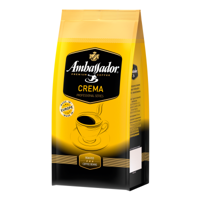 Кофе в зернах Ambassador Crema 1кг, Германия (32556)