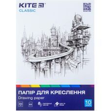 Бумага для черчения, А3, 10 листов, 200г/м2, Classic