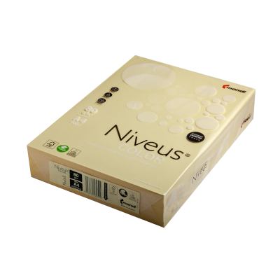 Бумага цветная пастель, желтая, YE23, А4/80, 500 л.