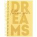 Блокнот на спирали твердая обл.,А5, 120 арк.,кл., Dreams