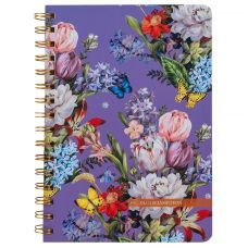 Блокнот на спирали твердая обл., А5, 80 л. OS, Secret Garden
