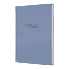 Записна книжка MORANDI STYLE, А5, 80 арк., клітинка, офсет крем, тв. лам. обкладинка, маренго Записна книжка MORANDI STYLE, А5, 80 арк., клітинка, офсет крем, тв. лам. обкладинка, маренго