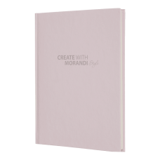 Записна книжка MORANDI STYLE, А5, 80 арк., клітинка, офсет крем, тв. лам. обкладинка, пудрова Записна книжка MORANDI STYLE, А5, 80 арк., клітинка, офсет крем, тв. лам. обкладинка, пудрова