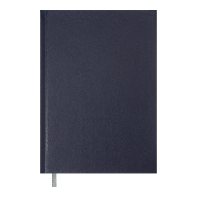 Книга записная OPTIMAL, А5, 64 л., клетка, темно-синяя, бум винил