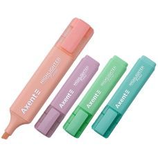 Набор маркеров Highlighter 2537-A, 1-5 мм, 4 шт пастельных, Axent Набор маркеров Highlighter 2537-A, 1-5 мм, 4 шт пастельных, Axent