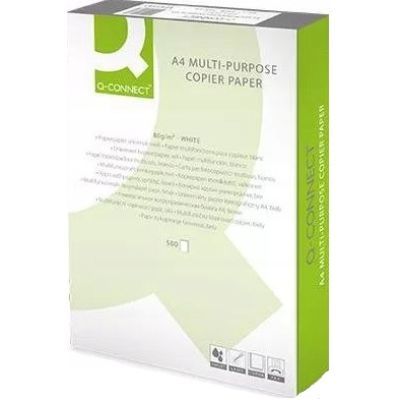 БУМАГА ОФИСНАЯ Q-CONNECT А4 80г/м2, 500 листов, класс В, Индонезия