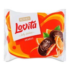 Печенье Roshen Lovita Jelly Cookies Orange, 420г
