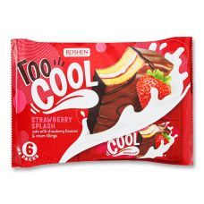 Пирожное Roshen Too Cool Strawberry Splash, 270г