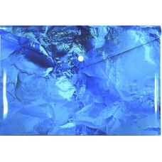 Папка-конверт А4 на кнопке с печатью Glacier, 180 мкм, непрозрачная, фактура "глянец"