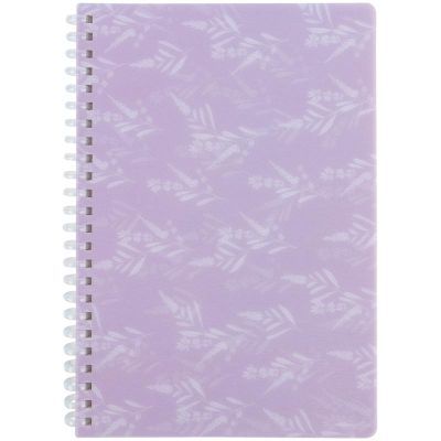 Блокнот на спирали пласт. обкл., А5, 80 л., кл., Lavender 1