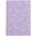 Блокнот на спирали пласт. обкл., А5, 80 л., кл., Lavender 1