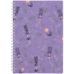 Блокнот на спирали пласт. обкл., А5, 80 л., кл., Lavender 2