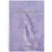 Блокнот на спирали пласт. обкл., А5, 80 л., кл., Lavender 3