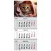 Календарь настенный квартальный 2026 , 3 пружины, Cats