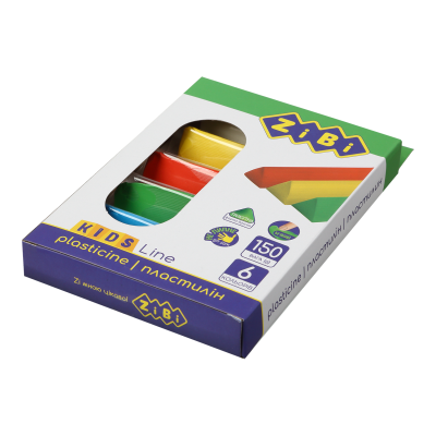 Пластилин 6 цветов, 150 г, KIDS Line