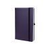 Деловая записная книжка NEBRASKA, А5, мягкая обложка, резинка, белый блок линия, темно-фиолетовый Деловая записная книжка NEBRASKA, А5, мягкая обложка, резинка, белый блок линия, темно-фиолетовый