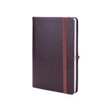 Деловая записная книжка NEBRASKA, А5, мягкая обложка, резинка, белый блок линия, темно-коричневый Деловая записная книжка NEBRASKA, А5, мягкая обложка, резинка, белый блок линия, темно-коричневый