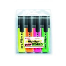 Маркер Highlighter e-345 набор 4 шт. (блистер PVC) Маркер Highlighter e-345 набор 4 шт. (блистер PVC)