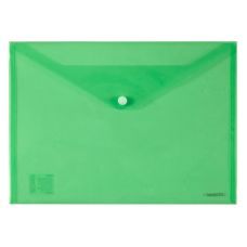 Папка-конверт на кнопке А4 зеленый