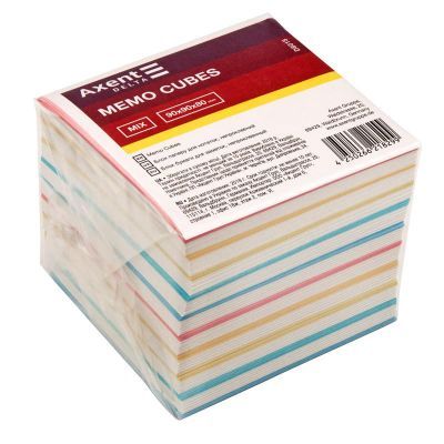 Бумага для заметок "MIX" 90х90х80 мм, непрокл