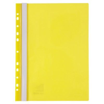 Скоросшиватель с перфорацией А4, желтый