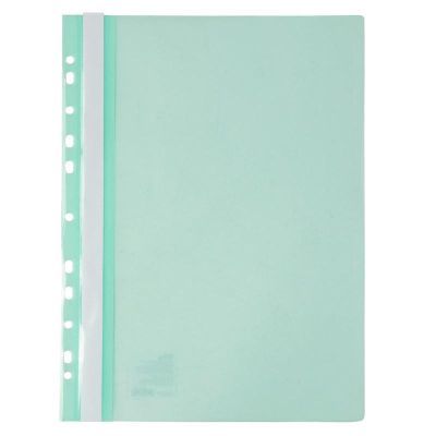Скоросшиватель с перфорацией А4, мятный
