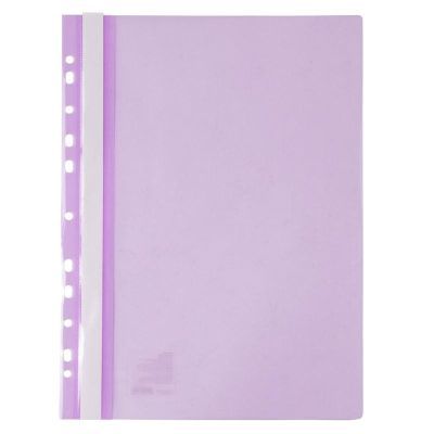 Скоросшиватель с перфорацией А4, сиреневый