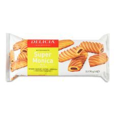 Печенье Delicia Супер-Моника с яблочным повидлом, 170г
