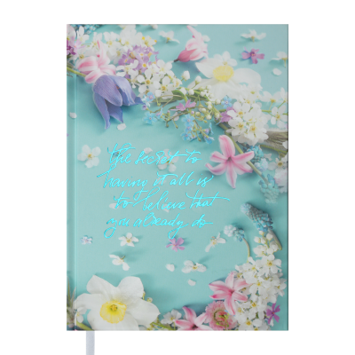 Ежедневник недат. PRETTY, A5, голубой