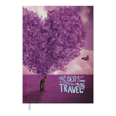 Ежедневник недат. ROMANTIC, A5, фиолетовый