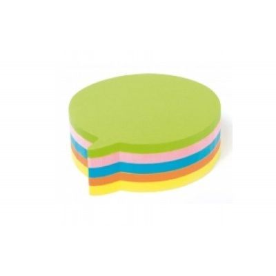 Блок бумаги с клейким слоем, 70х70 мм, 250 листов, микс Диалог K48707 Kores