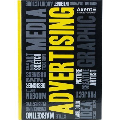 Книга записная А4 Colors 80 л., кл., желтая