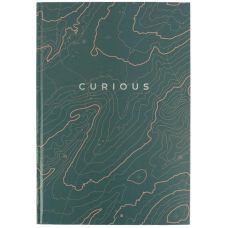 Книга записная в твердой обложке, Earth colors, Curious. Формат А4, 96 листов в клетку.