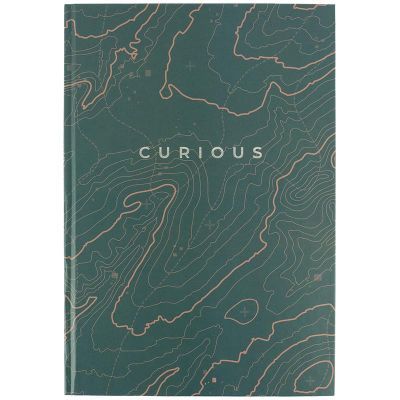 Книга записная в твердой обложке, Earth colors, Curious. Формат А4, 96 листов в клетку.