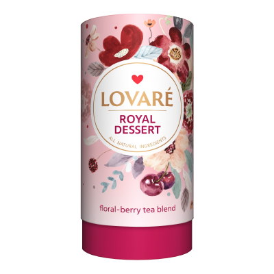 Чай цветочный 80г, лист, "Королевский десерт", LOVARE