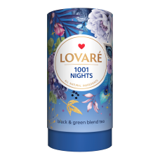 Чай бленд чёрного и зелёного 80г, лист, "1001 Nights", LOVARE