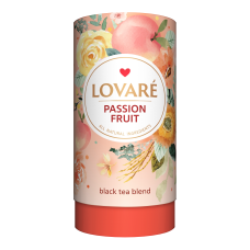 Чай чёрный 80г, лист, "Страстный фрукт", LOVARE
