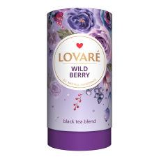 Чай чёрный 80г, лист, "Wild berry", LOVARE