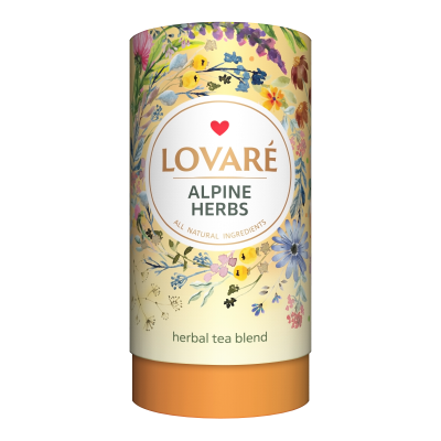 Чай травяной 80г, лист, "Alpine herbs", LOVARE