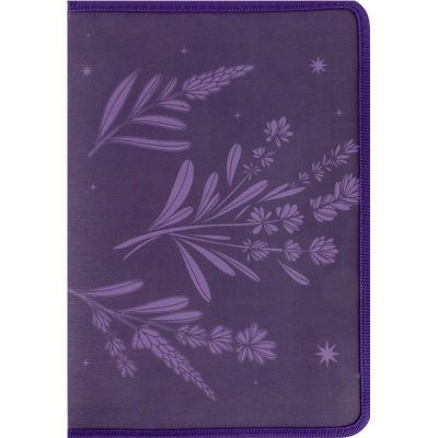 Папка объемная на молнии, А4+, Lavender-1