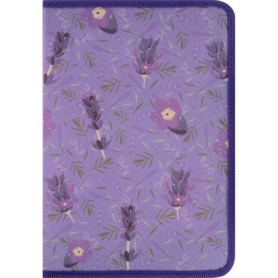 Папка объемная на молнии, А4+, Lavender-4