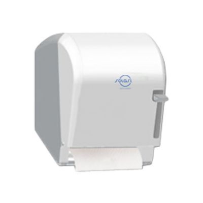 Диспенсер для бумажных полотенец SOLARIS полуавтомат, белый