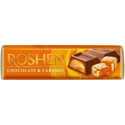 Батончик Roshen с карамельной начинкой, 40г