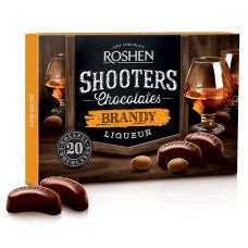 Конфеты Roshen Shooters с бренди-ликером, 150г