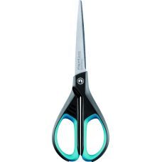 Ножницы офисные ESSENTIALS SOFT 170мм, черный с синим Ножницы офисные ESSENTIALS SOFT 170мм, черный с синим