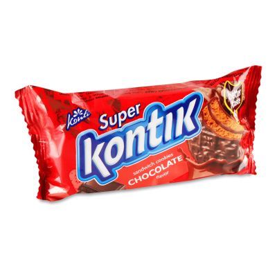 Печенье Konti Super Kontik шоколадный вкус, 90г