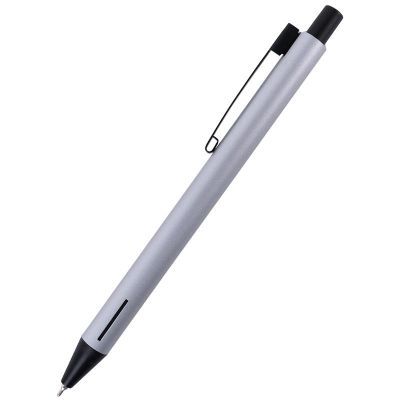 Ручка масляная автом. Prime корп. серебристый, синяя