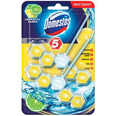 Блок Domestos Power 5 Свіжість лайма