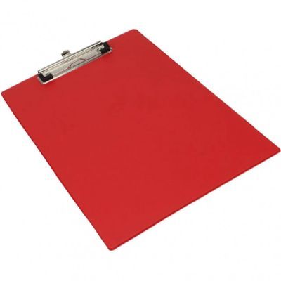 Планшет с клипом А4, красный, ITEM